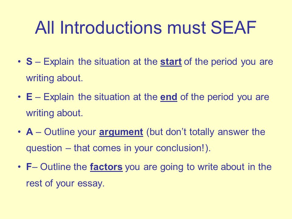 How to write effective introductions for essays